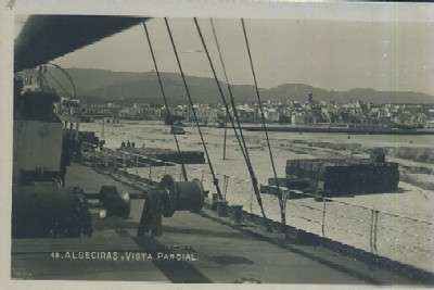 POSTAL ANTIGUA DE ALGECIRAS CADIZ  Nº 18 VISTA PARCIAL
