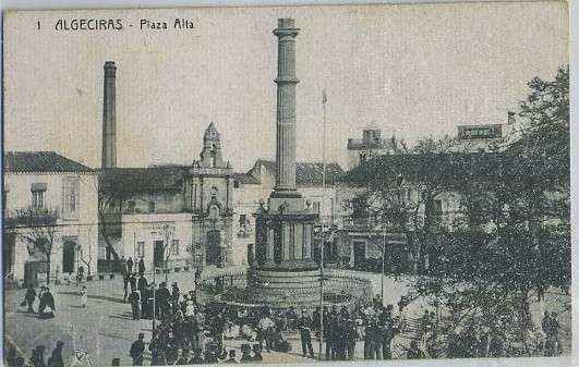 POSTAL ANTIGUA DE ALGECIRAS CADIZ Nº 1 PLAZA ALTA