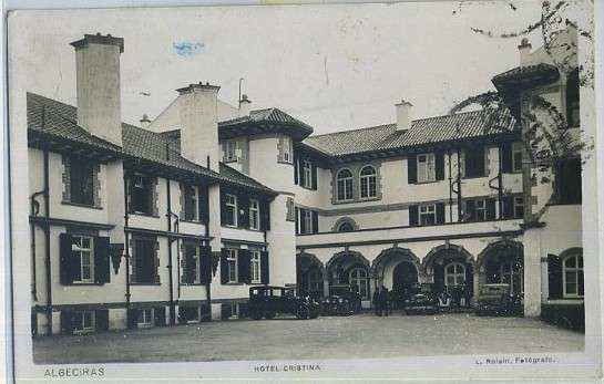 POSTAL  DE ALGECIRAS CADIZ. HOTEL CRISTINA
