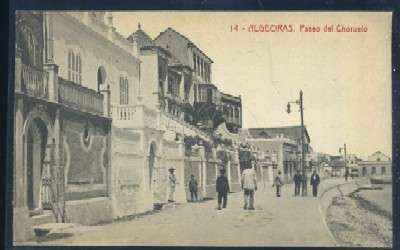 POSTAL ANTIGUA DE ALGECIRAS . CADIZ. Nº 14 PASEO DE CHORUELO