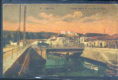 POSTAL ANTIGUA DE ALGECIRAS ( CADIZ ) PUENTE SOBRE EL RIO DE LA MIEL