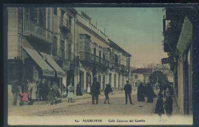 POSTAL ANTIGUA DE ALGECIRAS ( CADIZ ) CALLE CANOVAS DEL CASTILLO Nº 64