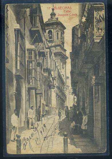 POSTAL ANTIGUA DE ALGECIRAS (CÁDIZ) CALLE JOAQUÍN COSTA