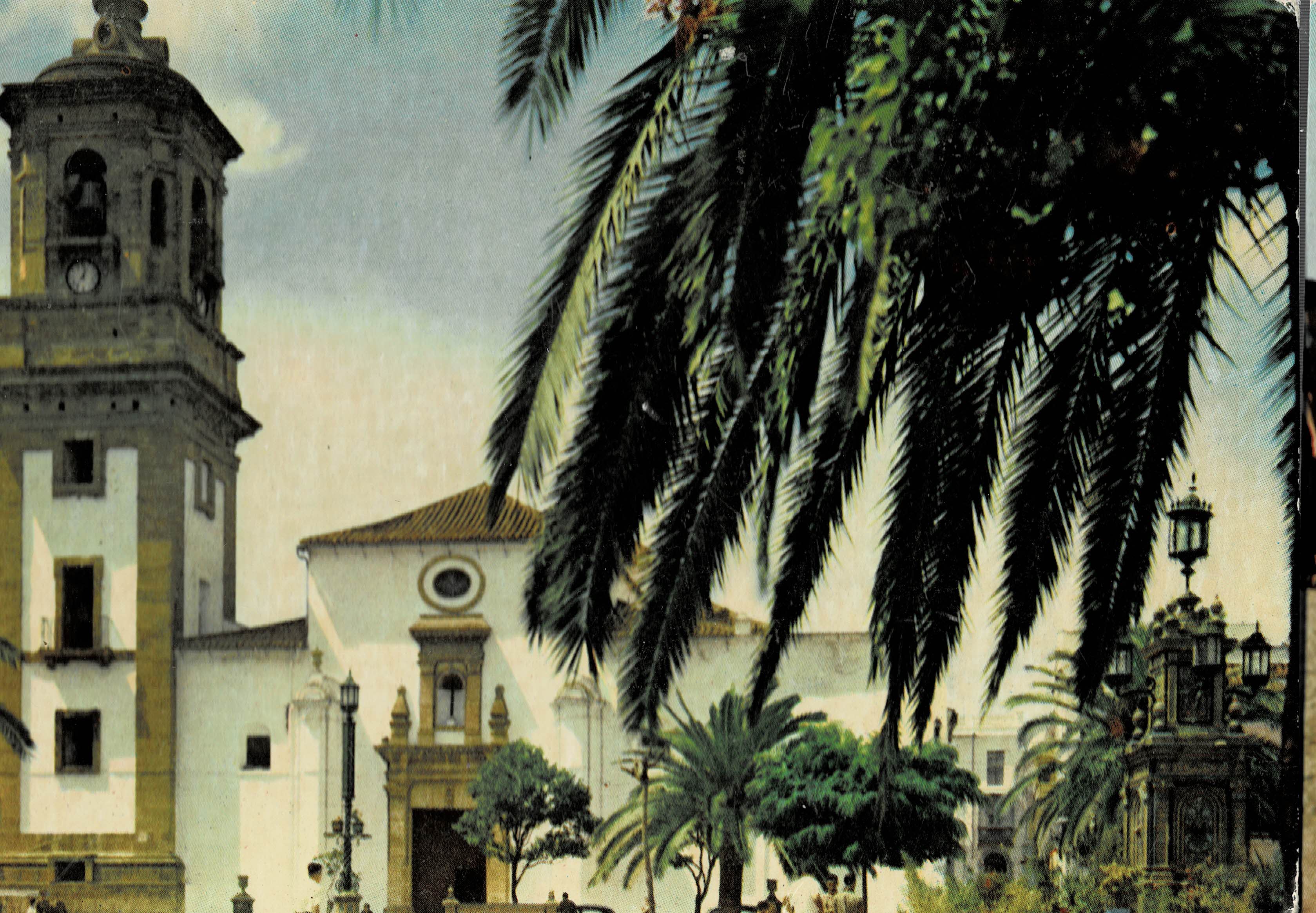 POSTAL MODERNA DE ALGECIRAS. PLAZA ALTA IGLESIA