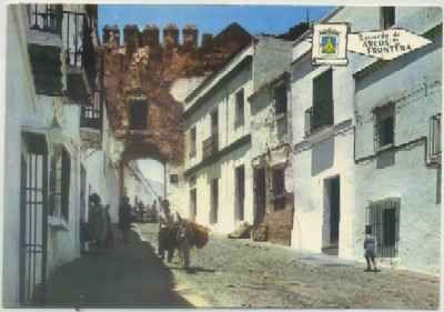 POSTAL DE ARCOS DE LA FRONTERA. CADIZ. SUBIDA DEL ARCO MONTRERA