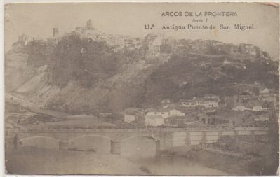 POSTAL ANTIGUA DE ARCOS DE LA FRONTERA. ANTIGUO PUESTE SAN MIGUEL. SERIE l Nº 11