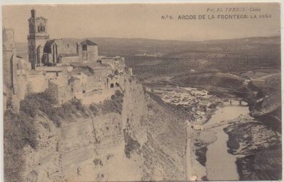 POSTAL ANTIGUA DE ARCOS DE LA FRONTERA. LA PEÑA Nº 6