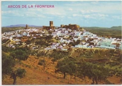 POSTAL DE ARCOS DE LA FRONTERA. PANORAMICA