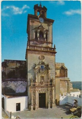 POSTAL DE ARCOS DE LA FRONTERA. IGLESIA DE SAN PEDRO