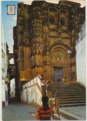 POSTAL DE ARCOS DE LA FRONTERA. GRADA STA. MARIA DE LAS NIEVES. CALLEJOS DE LAS MONJAS