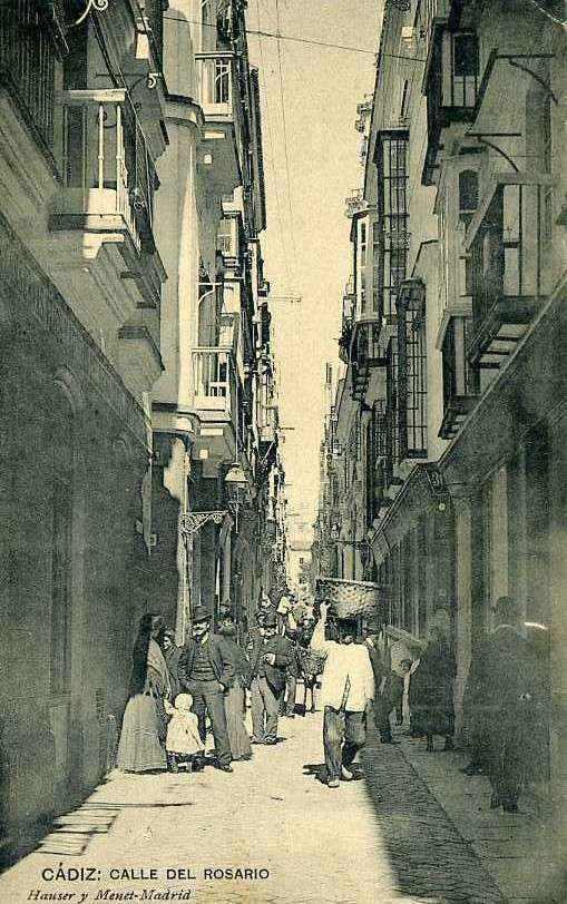 POSTAL DE CADIZ. CALLE ROSARIO