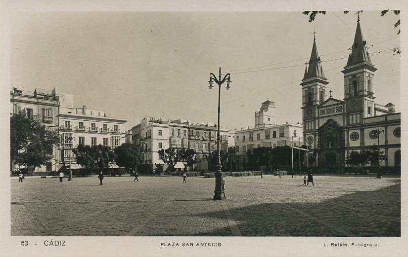 POSTAL DE CADIZ. Nº 63. PLAZA DE SAN ANTONIO.