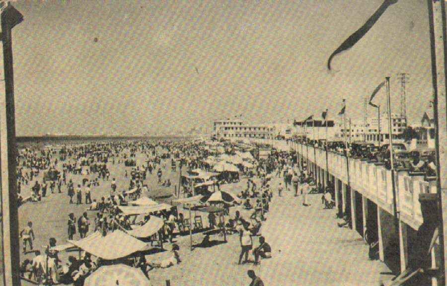 POSTAL DE CADIZ. PLAYA DE LA VICTORIA.
