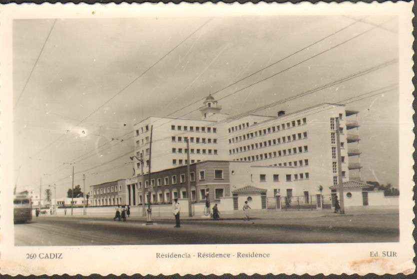 POSTAL DE CADIZ. RESIDENCIA.