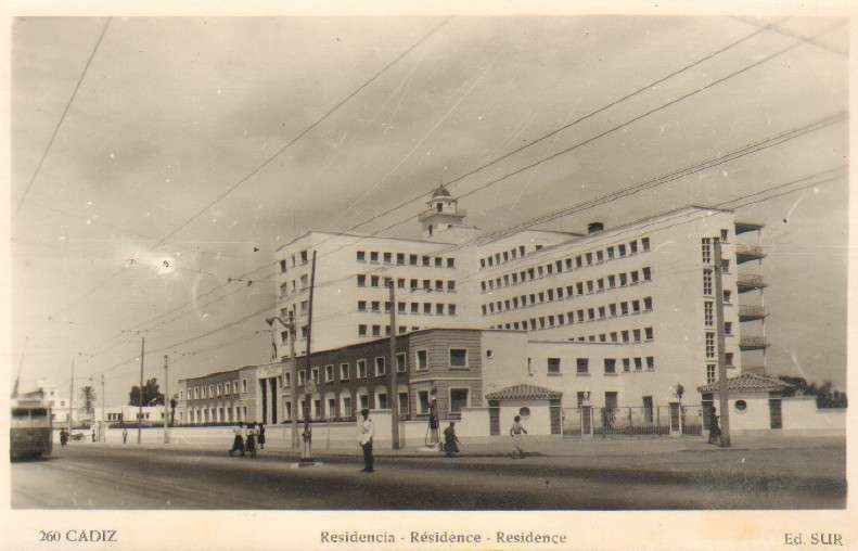 POSTAL DE CADIZ. RESIDENCIA.