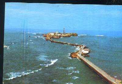POSTAL DE CADIZ Nº 151 FUERTE DE SAN SEBASTIAN Y FARO