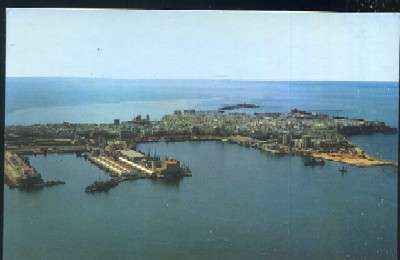 POSTAL DE CADIZ Nº 132 VISTA AEREA