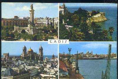 POSTAL DE CADIZ Nº 46 ASPECTOS URBANOS