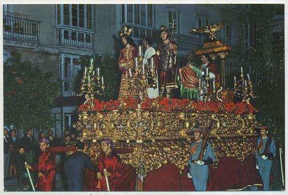 POSTAL DE CADIZ. SEMANA SANTA. SANTISIMO CRISO DE LA SENTENCIA Nº 9529