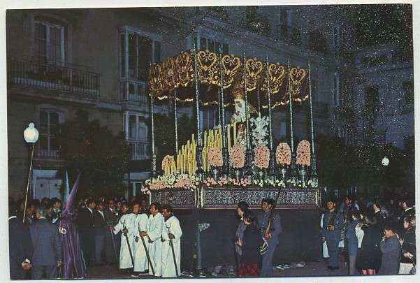 POSTAL DE CADIZ. SEMANA SANTA. NTRA. SRA. DE LA ESPERANZA Nº 9527