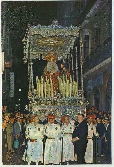 POSTAL DE CADIZ. SEMANA SANTA. NTRA. SRA. DE LAS ANGUSTIAS Nº 9530
