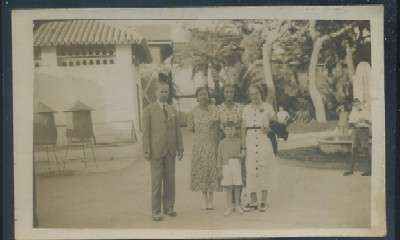 POSTAL DE CADIZ. PARQUE GENOVES. MARGARITA MORON - MARIA LISSEN - MARGARITA DE ARAMBURU - TOMAS BARBADILLO