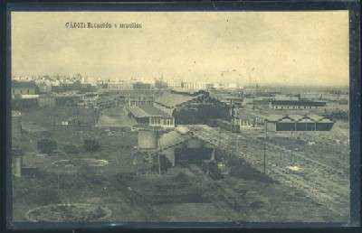 POSTAL ANTIGUA DE CADIZ. ESTACION Y MUELLES