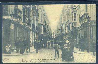 POSTAL ANTIGUA DE CADIZ. CALLE DUQUE DE TETUAN