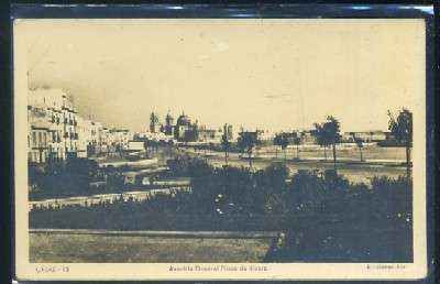 POSTAL ANTIGUA DE CADIZ. AVENIDA GENERAL PRIMO DE RIVERA Nº 12