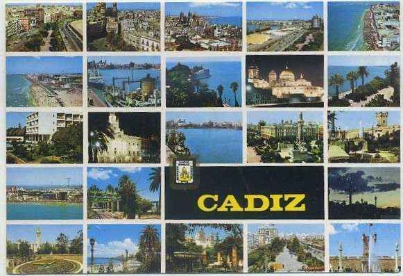 POSTAL DE CADIZ. DIVERSOS ASPECTOS Nº 1199