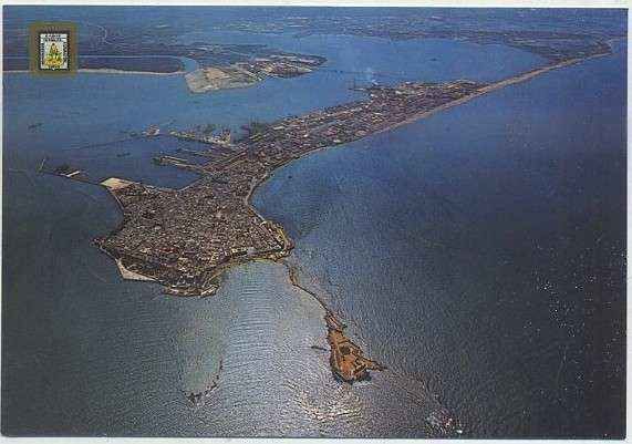 POSTAL DE CADIZ. VISTA AEREA Nº 1278