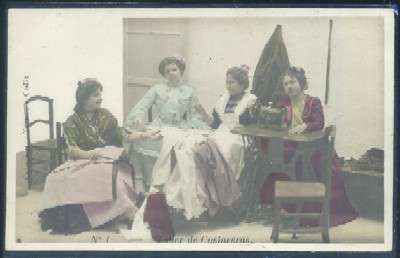 POSTAL TIPOS DE CADIZ Nº 4. TALLER DE COSTURERAS