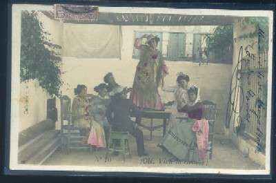 POSTAL TIPOS DE CADIZ Nº 10. OLE VIVA LA GRACIA
