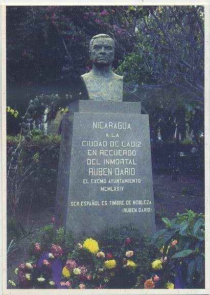 POSTAL DE CADIZ. MONUMENTO RUBEN DARIO. ALAMEDA APODACA. TODO…CADIZ Nº 39