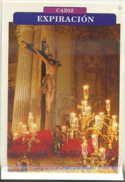 POSTAL DE CADIZ. SEMANA SANTA. LA EXPIRACION