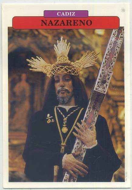 POSTAL DE CADIZ. SEMANA SANTA. NAZARENO