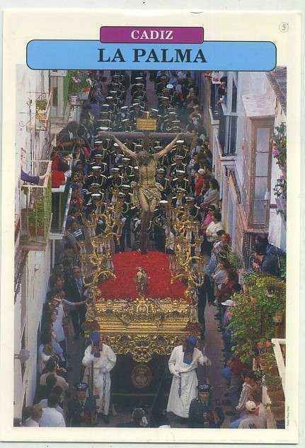 POSTAL DE CADIZ. SEMANA SANTA. LA PALMA