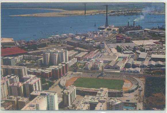 POSTAL DE CADIZ. VISTA ESTADIO CARRANZA Nº 143