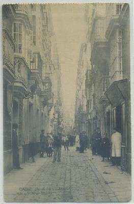 POSTAL ANTIGUA DE CADIZ. CALLE COLUMELA