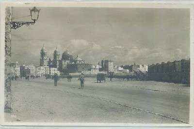 POSTAL ANTIGUA DE CADIZ. PASEO DEL CAMPO DEL SUR