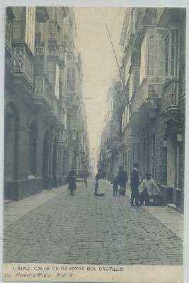 POSTAL ANTIGUA DE CADIZ. CALLE CANOVAS DEL CASTILLA Nº 534