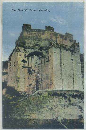 POSTAL DE GIBRALTAR. THE MOORISH CASTLE