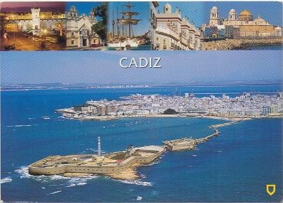 POSTAL DE CADIZ. VARIAS VISTAS. COL. ELITE Nº 74/C