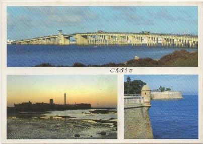 POSTAL DE CADIZ. VARIAS VISTAS. COL. ELITE Nº HA/23