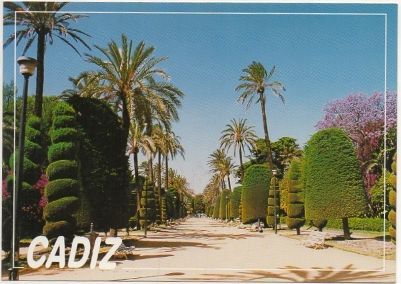 POSTAL DE CADIZ. PARQUE GENOVES Nº 625