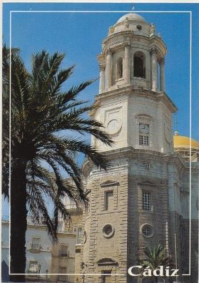 POSTAL DE CADIZ. CATEDRAL. TORRE Nº 656