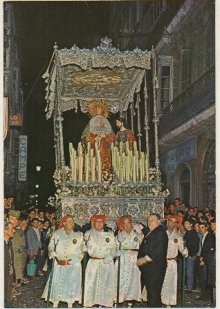 POSTAL SEMANA SANTA DE CADIZ. NTRA. SRA. DE LAS ANGUSTIAS Y SAN JUAN Nº 9530