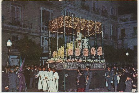 POSTAL SEMANA SANTA DE CADIZ. NTRA. SRA. DE LA ESPERANZA Nº 9527
