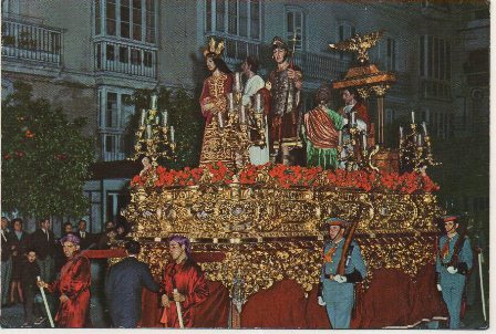 POSTAL SEMANA SANTA DE CADIZ. STMO. CRISTO DE LA SENTENCIA Nº 9529