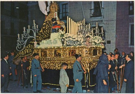 POSTAL SEMANA SANTA DE CADIZ. NTRA. SRA. DE LAS ANGUSTIAS Nº 9540